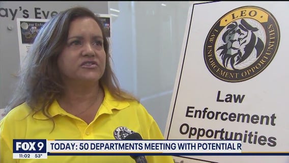 Police from across U.S. recruiting officers in Twin Cities