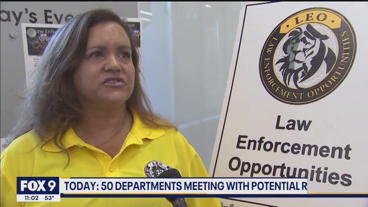 Police from across U.S. recruiting officers in Twin Cities