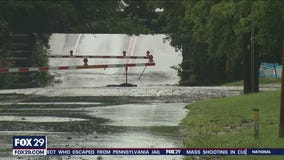 Montgomery County flash flooding submerges cars, closes roads