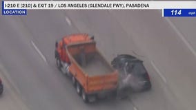 Pursuit of SUV ends in violent crash