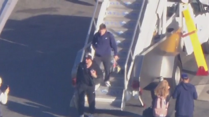 Dodgers arrive back in LA after World Series win