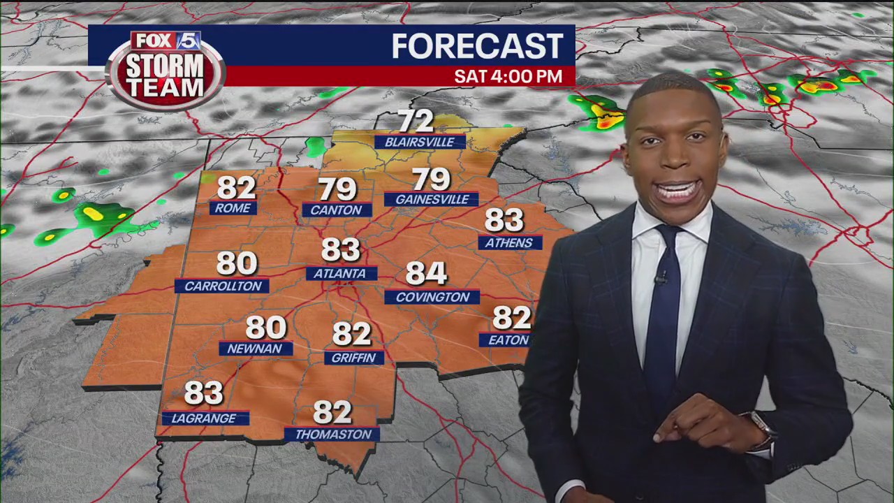 Thursday afternoon weather forecast | FOX 5 Atlanta