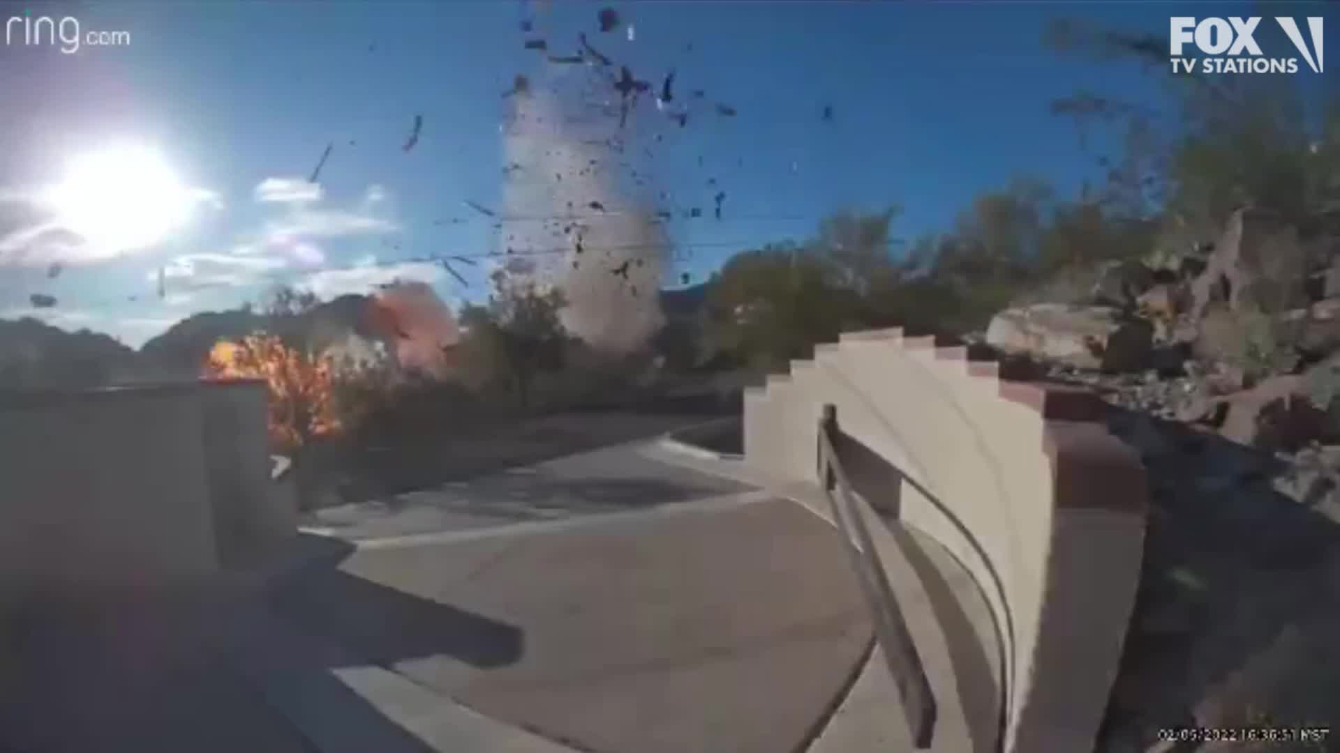 Ring Doorbell catches Phoenix home explosion near Piestewa Peak | FOX ...