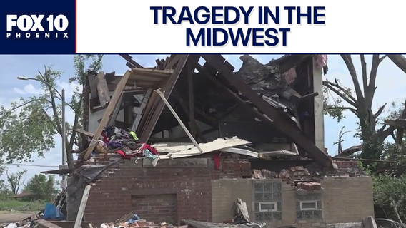 4 midwestern states hit by tornadoes
