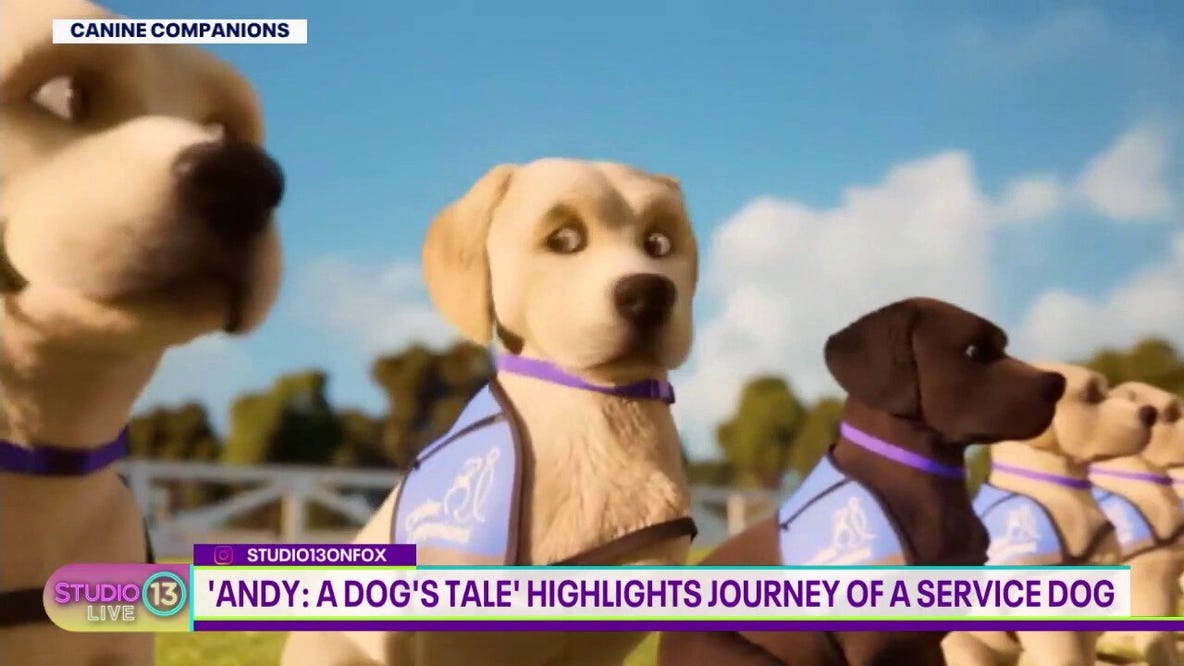 'Andy: A Dog's Tale' short film, book raises funds for service dogs