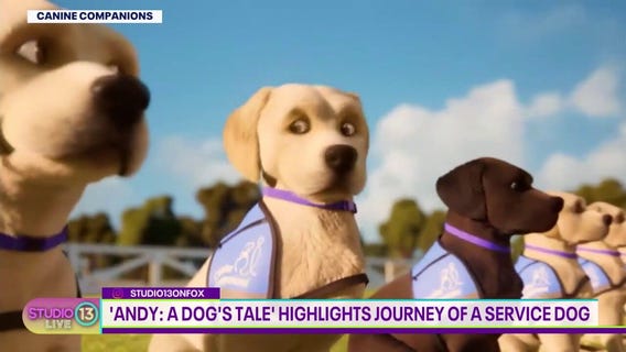 'Andy: A Dog's Tale' short film, book raises funds for service dogs