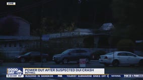 Bothell neighborhood without power after DUI crash