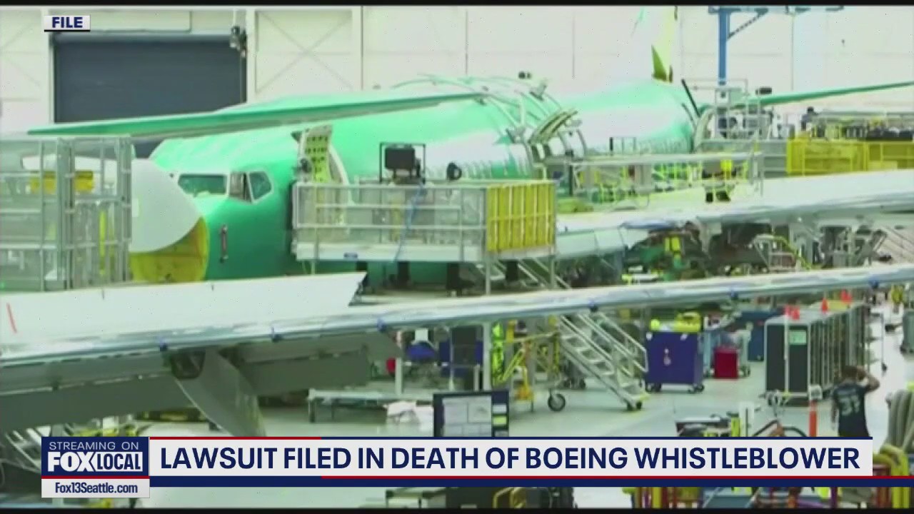 Lawsuit filed against Boeing in whistleblower's death