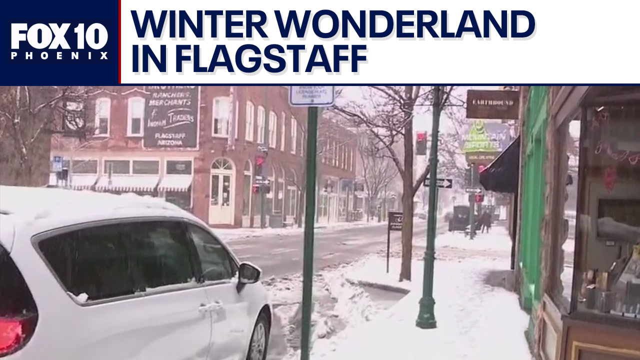 Flagstaff hit by season's largest winter storm