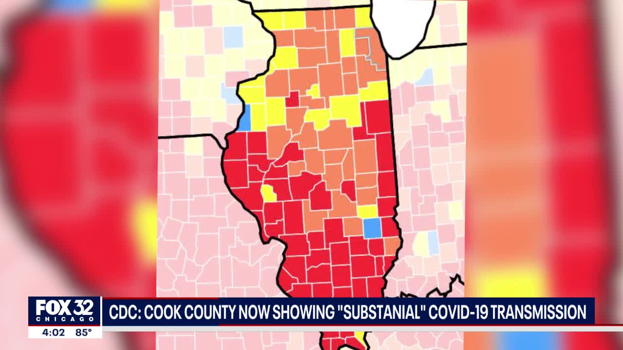 Cook County showing 'substantial' transmission of COVID-19