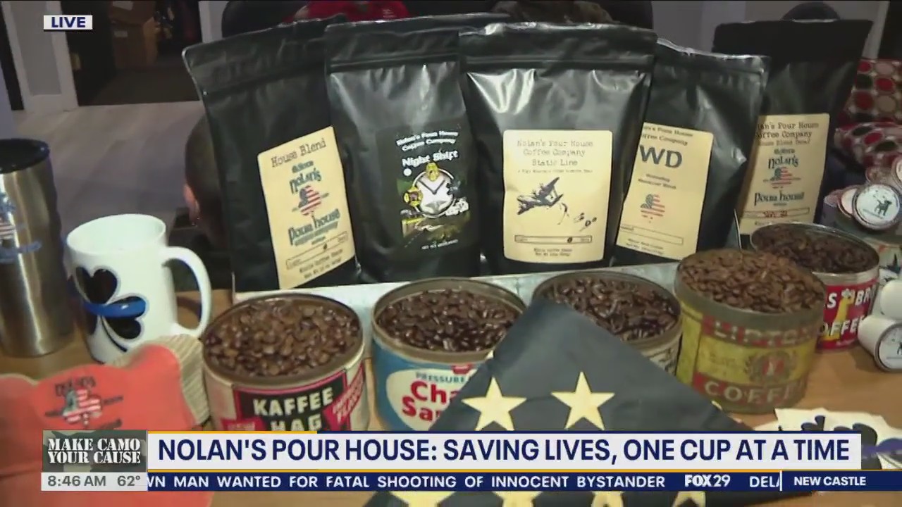 Nolan's Pour House: Veteran-owned coffee business strives to save lives one cup at a time