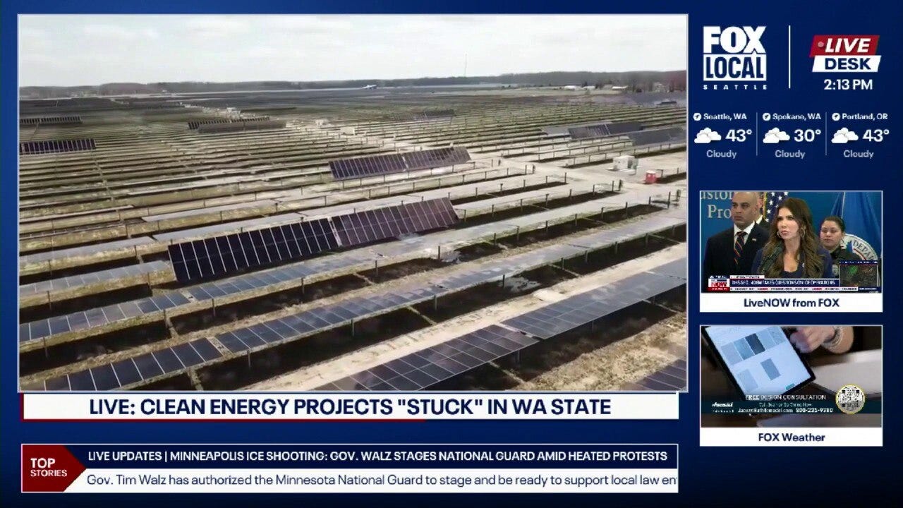 Report: 250+ clean energy projects stuck in Washington pipeline
