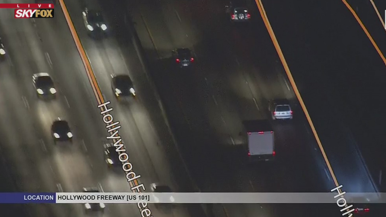 Suspect leads officers on pursuit in stolen box truck