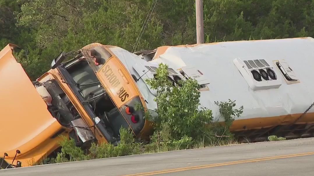 Leander ISD school bus crash: Counselors on campus