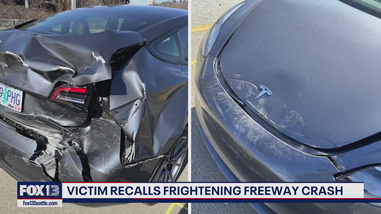 Victim involved in I-5 overpass crash speaks out