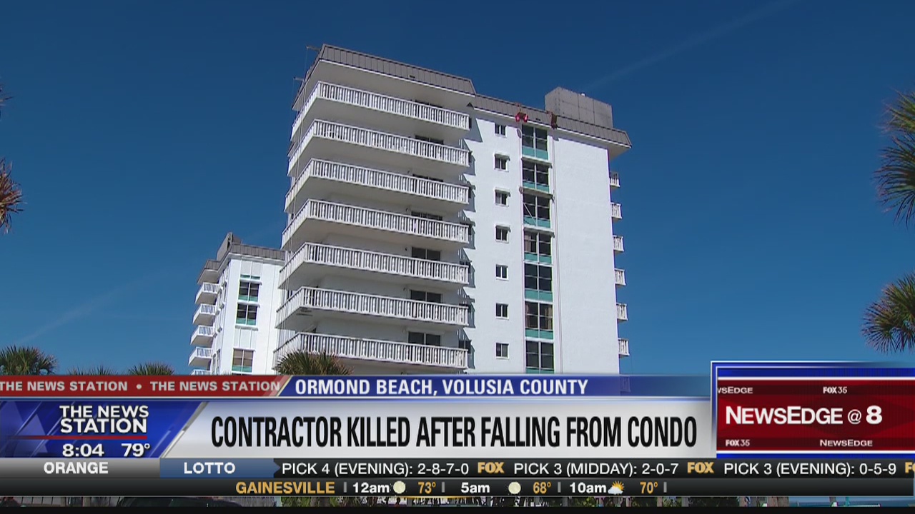 Worker falls eight stories to his death at condominium