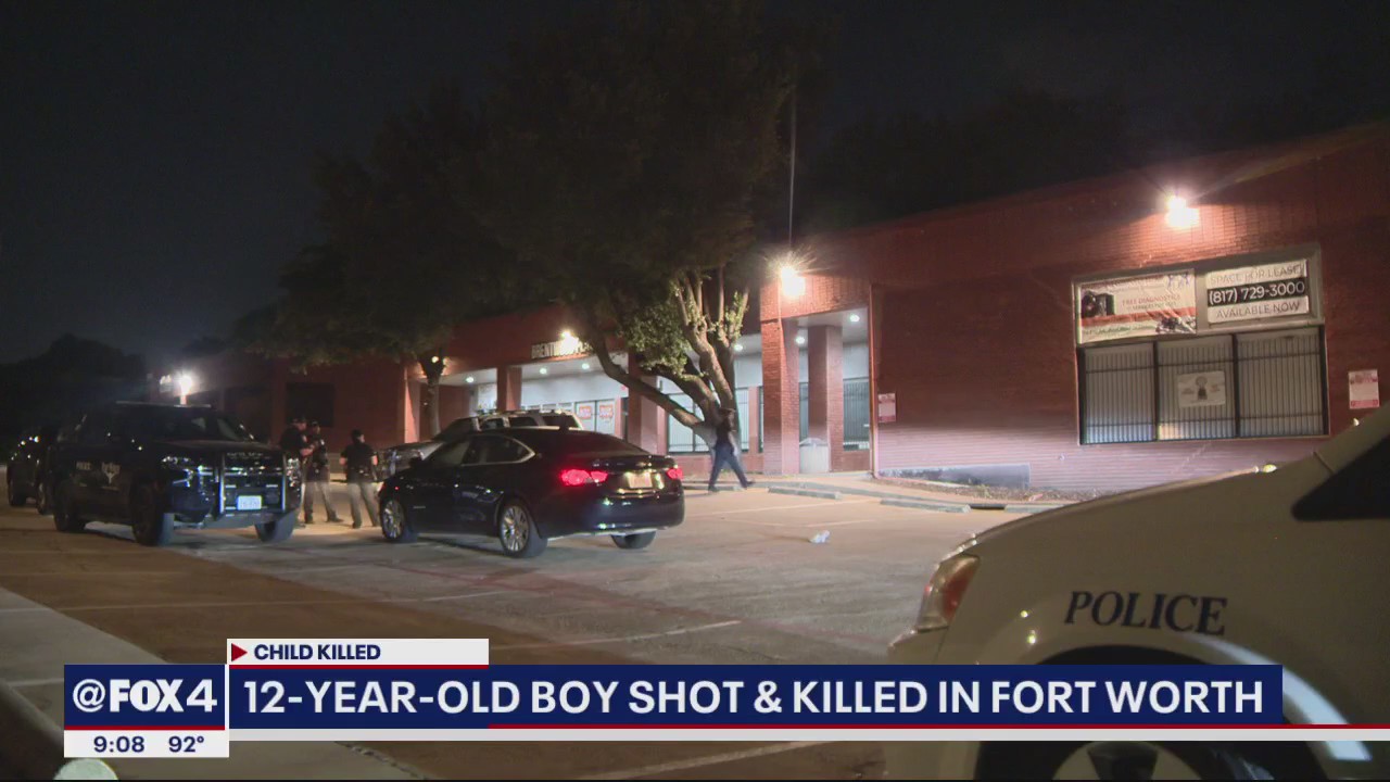 12-year-old boy killed in Fort Worth shooting | FOX 4 Dallas-Fort Worth