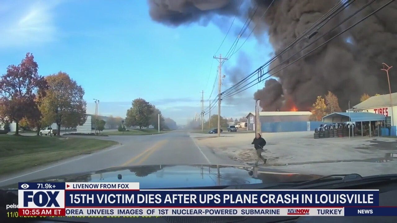 Death toll in UPS cargo plane crash rises to 15