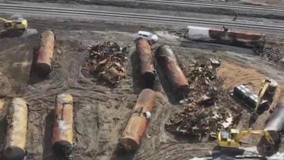 Rail company CEO apologizes for Ohio toxic spill