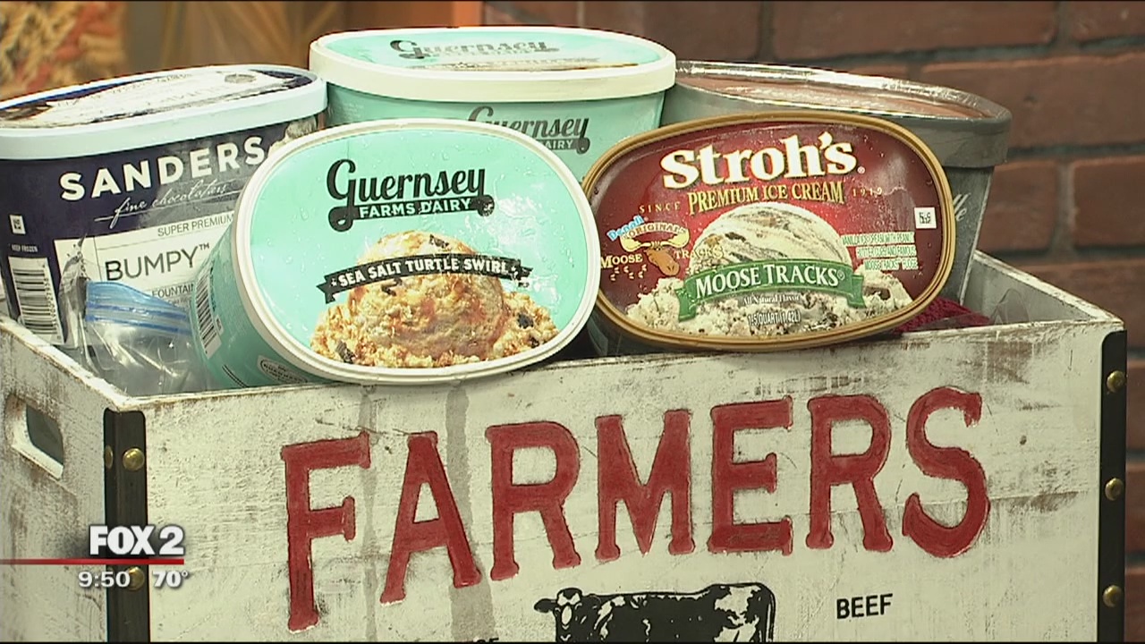 National Ice Cream Month with Michigan made brands