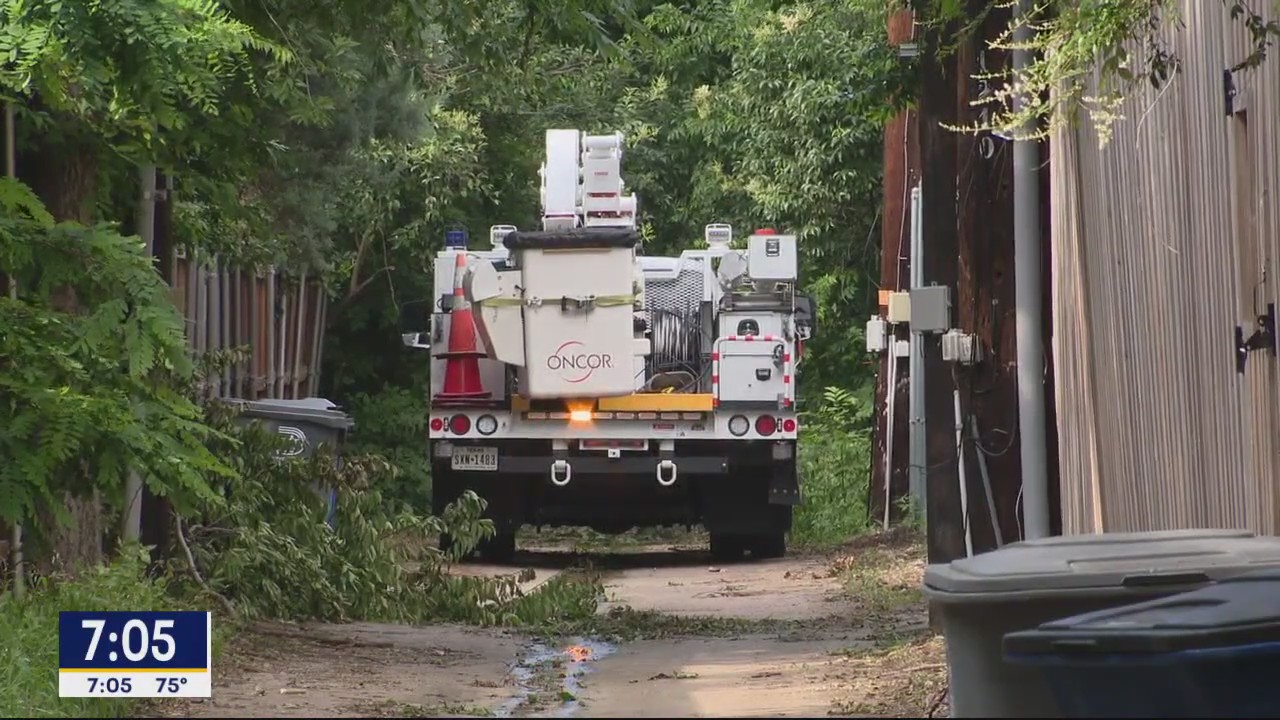 Crews work through the night to restore power