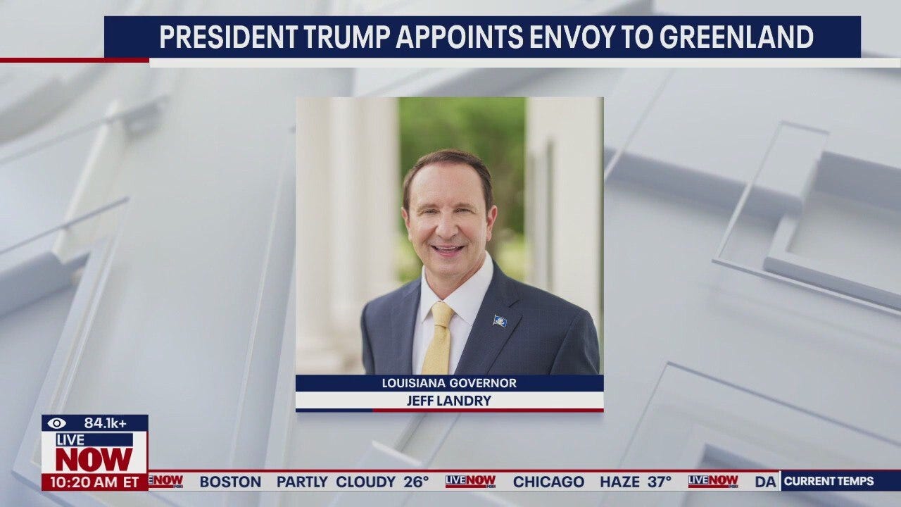 Trump appoints Landry as special envoy to Greenland