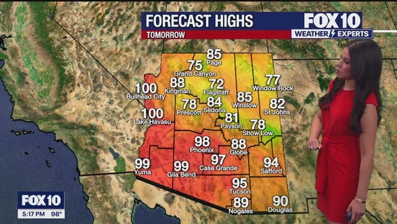 5 PM Weather Forecast - 5/24/2025