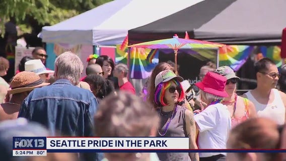 Thousands gather for Seattle Pride in the Park Saturday: ‘It’s all about love’