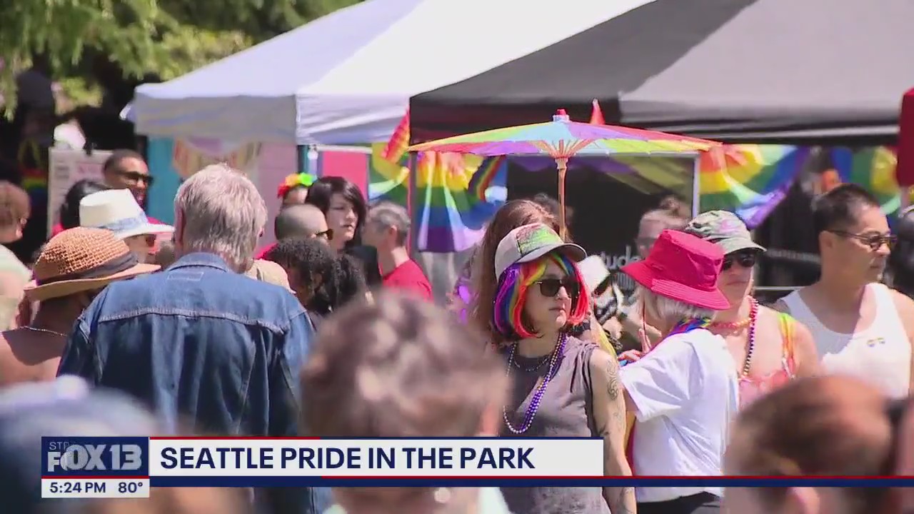Thousands gather for Seattle Pride in the Park Saturday: ‘It’s all about love’