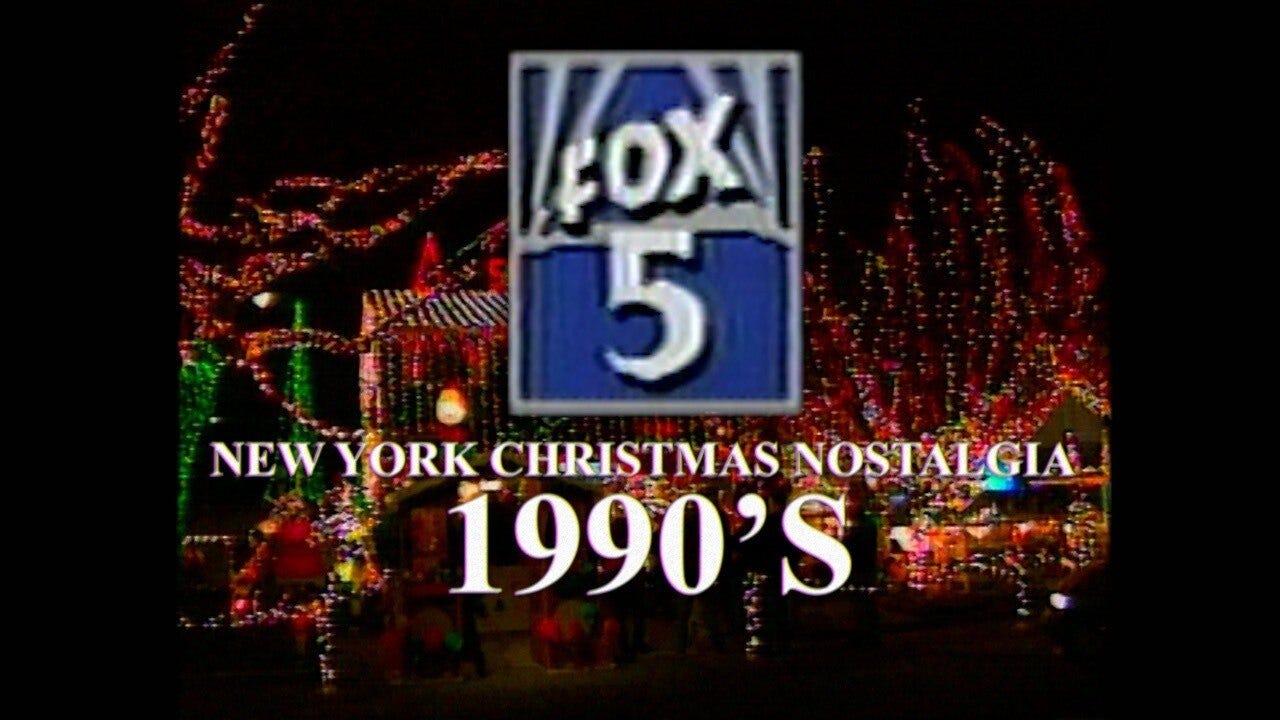 NYC Christmas Nostalgia: 90s News Vaporwave Music Mix
