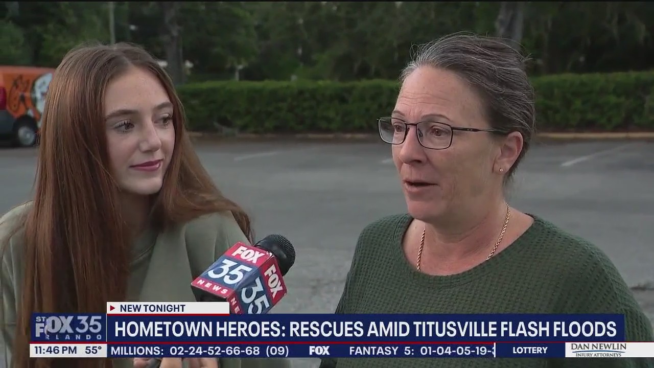 Mom, daughter rescued from flooding by mystery heroes