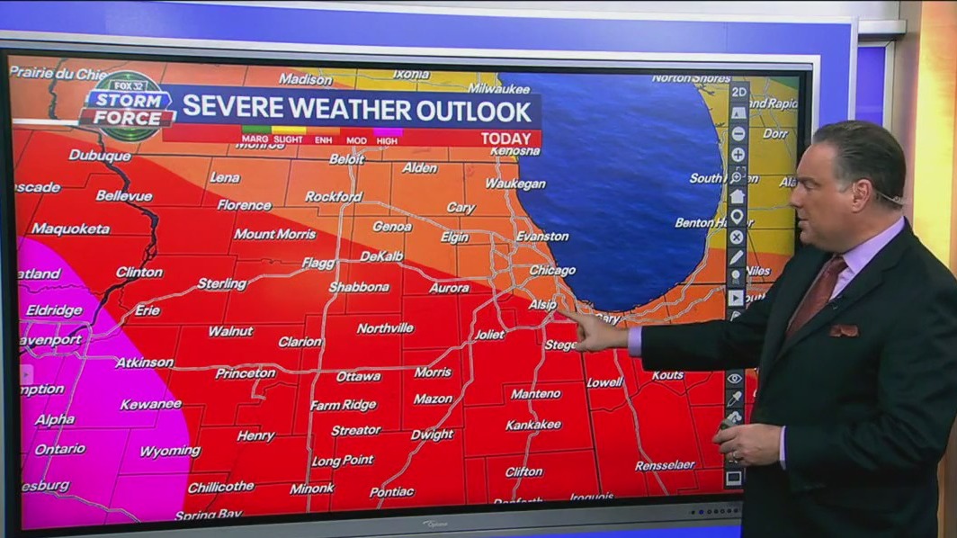 Parts of NW Illinois upgraded to 'high risk' category for severe weather