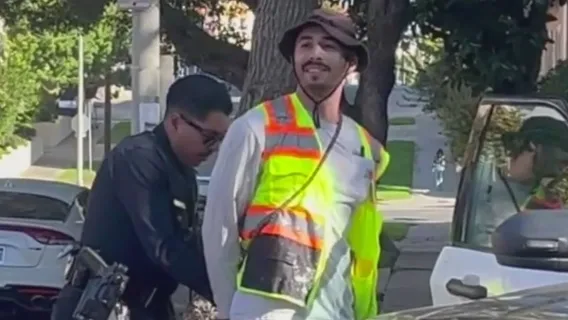 Crosswalk safety activist arrested
