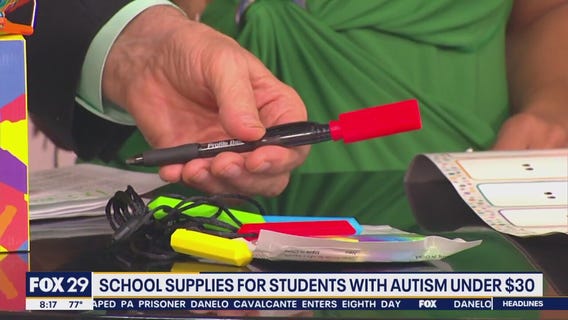 School supplies for students with autism