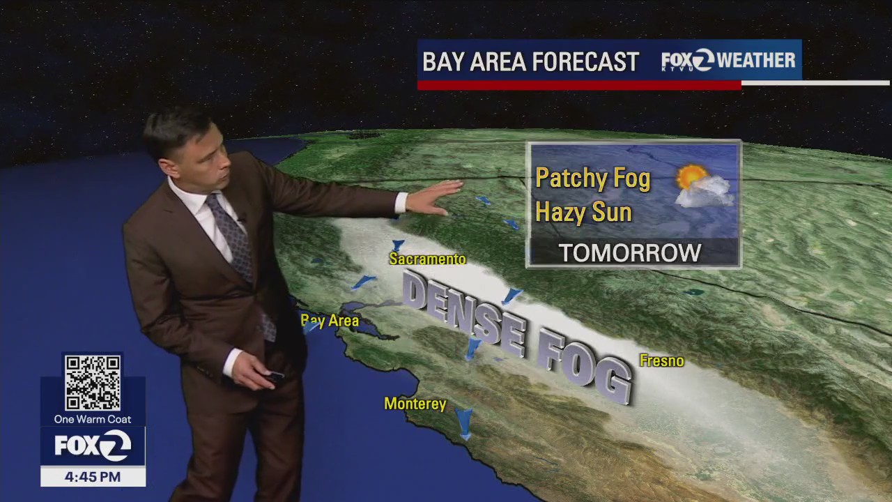 Dense fog returns Wednesday morning
