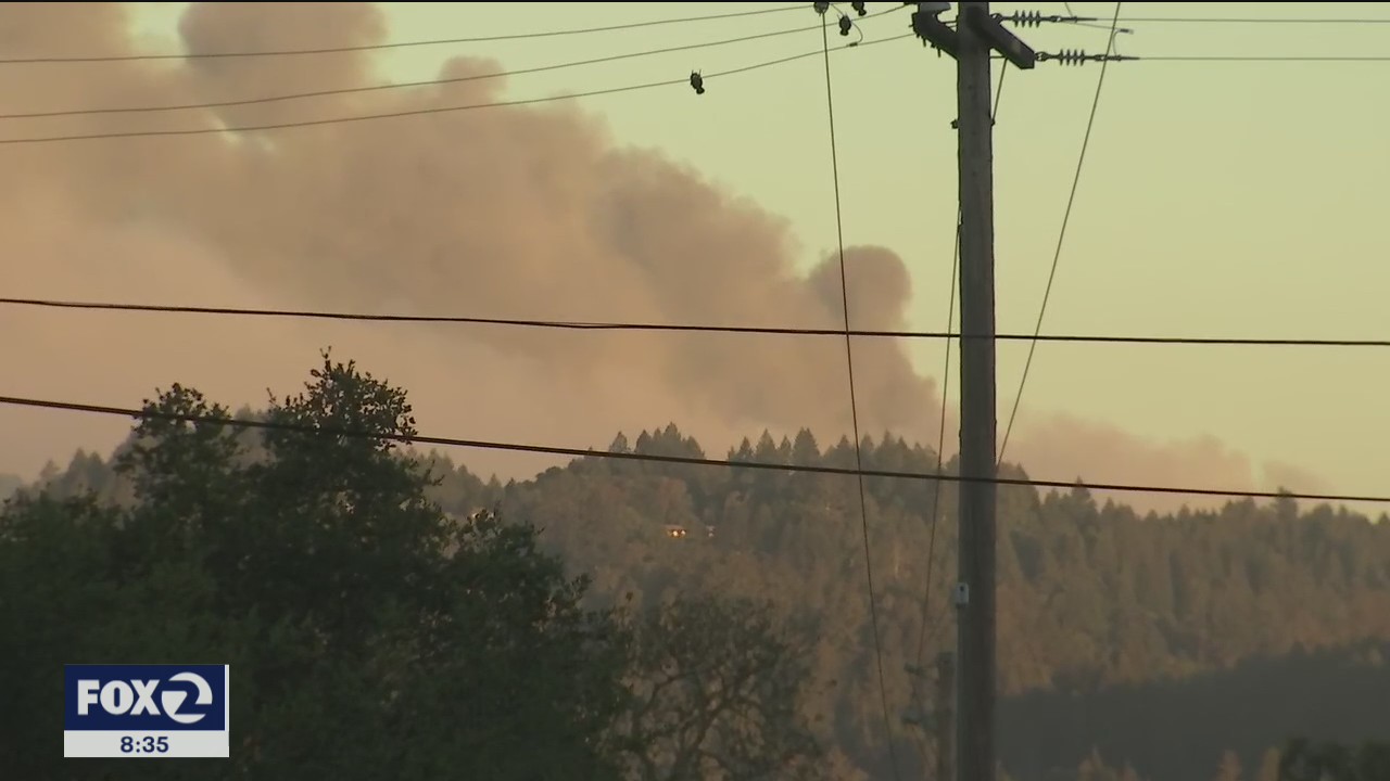 LNU Lightning Complex grows to more than 500 square miles