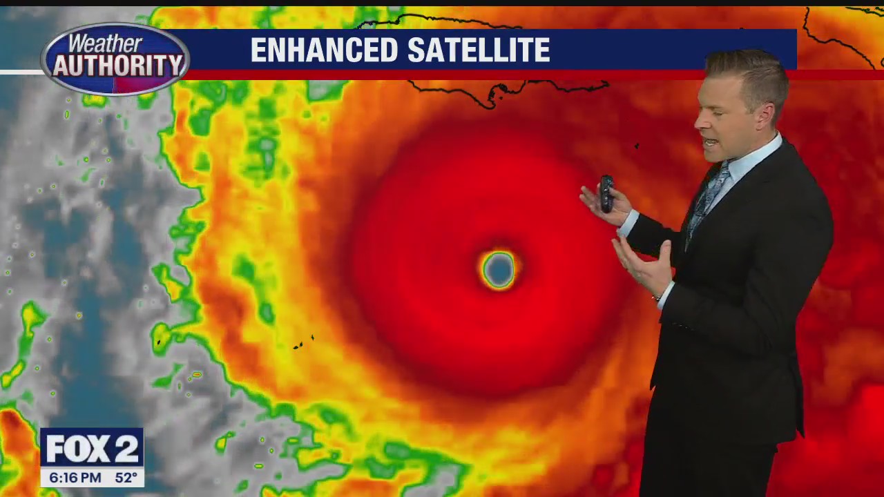 Calm weather for us; Massive Hurricane Melissa