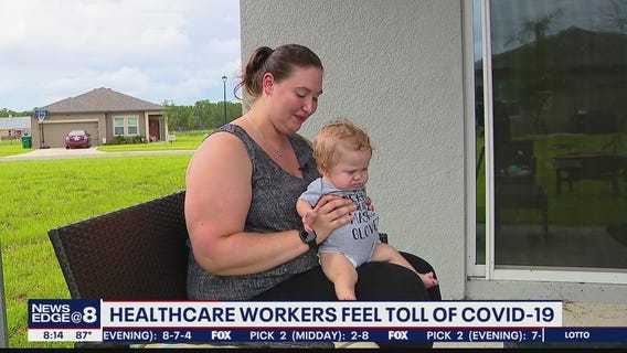 Healthcare workers feel toll of COVID-19: 'We are at our breaking point'