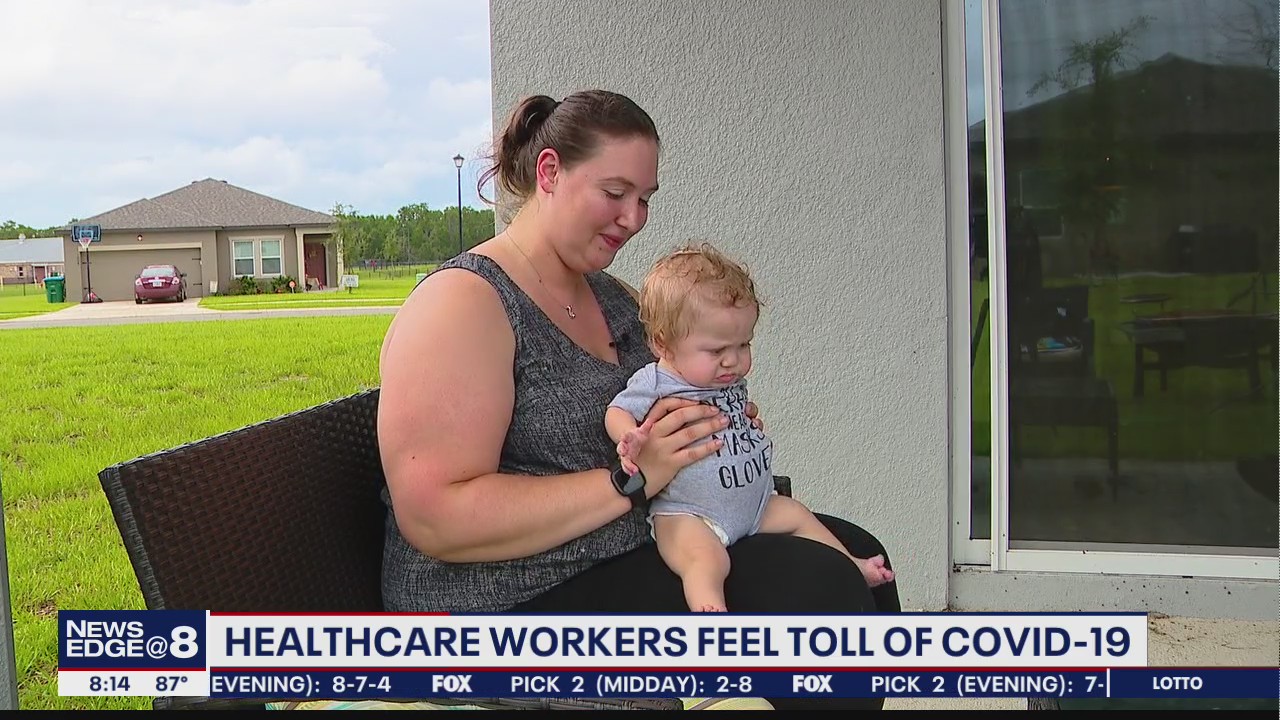 Healthcare workers feel toll of COVID-19: 'We are at our breaking point'