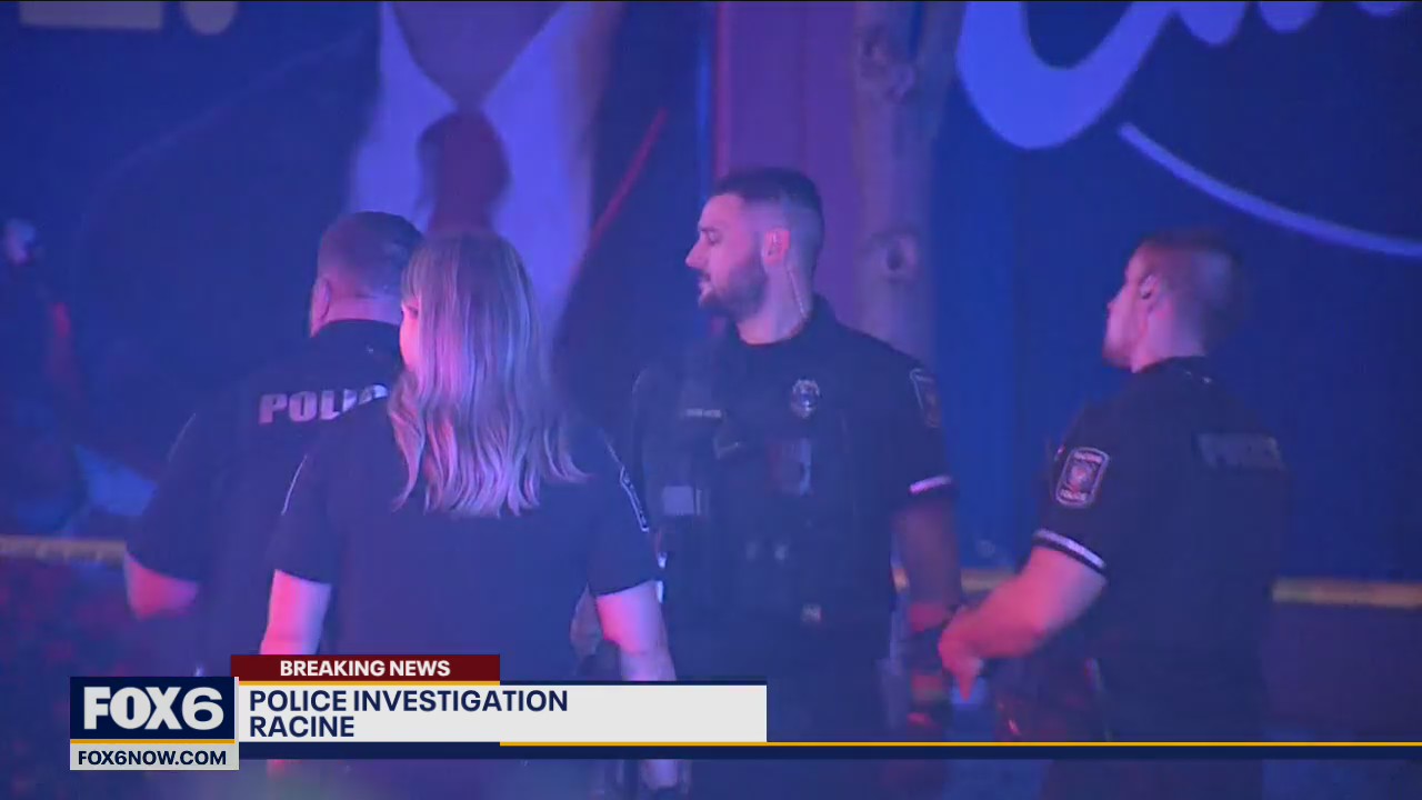 Police investigation at 3rd and Main in Racine