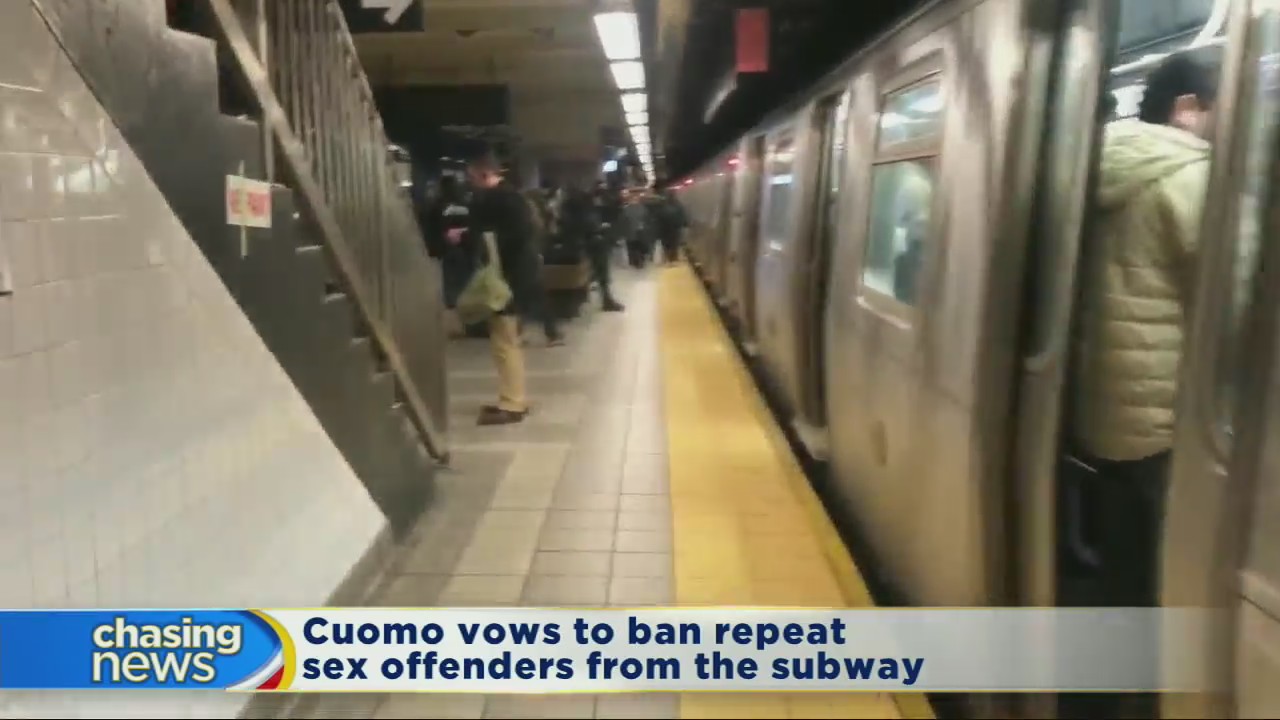 Cuomo vows to ban repeat sex offenders from subway