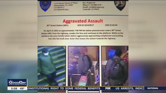 Suspect sought after shoving man onto SEPTA subway tracks, sources say
