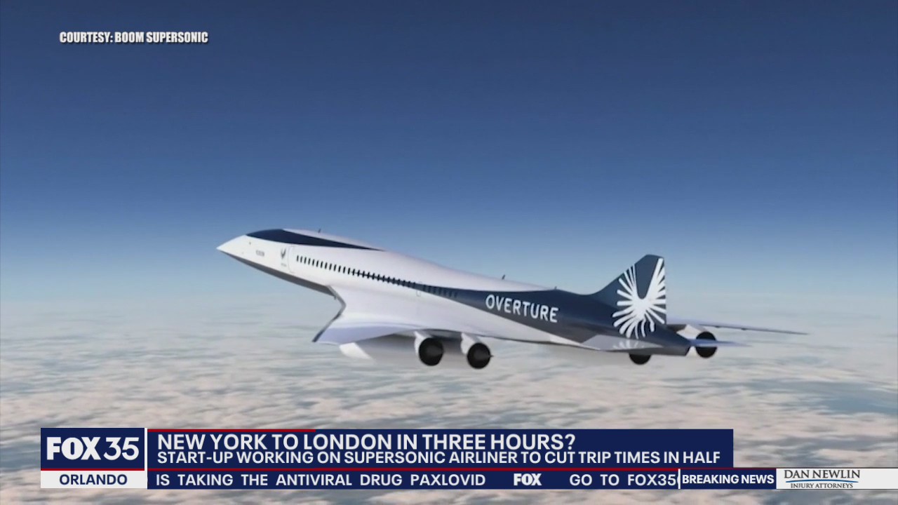 New York to London in 3 hours? Overture aircraft aims to fly faster than traditional planes