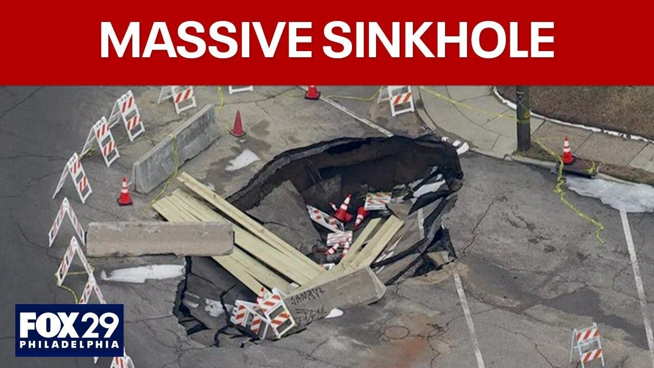 Sinkhole in West Oak Lane leaves dozens without water