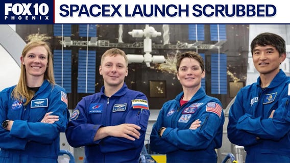 SpaceX launch to the ISS scrubbed