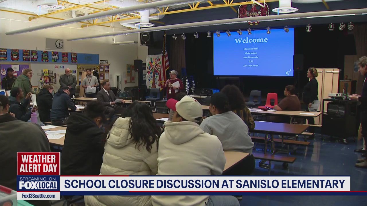 SPS holds school closure meeting at Sanislo Elementary