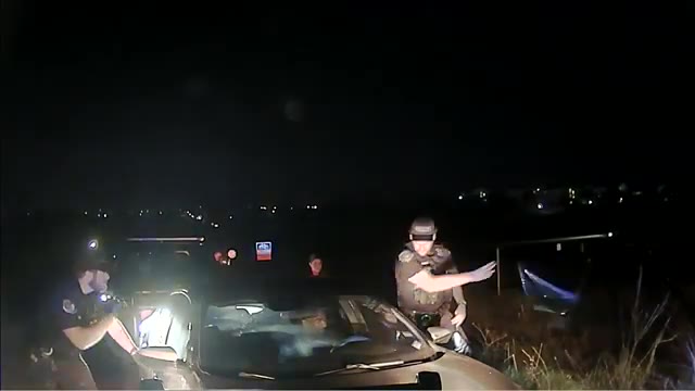 White Settlement police stop sleeping driver | RAW