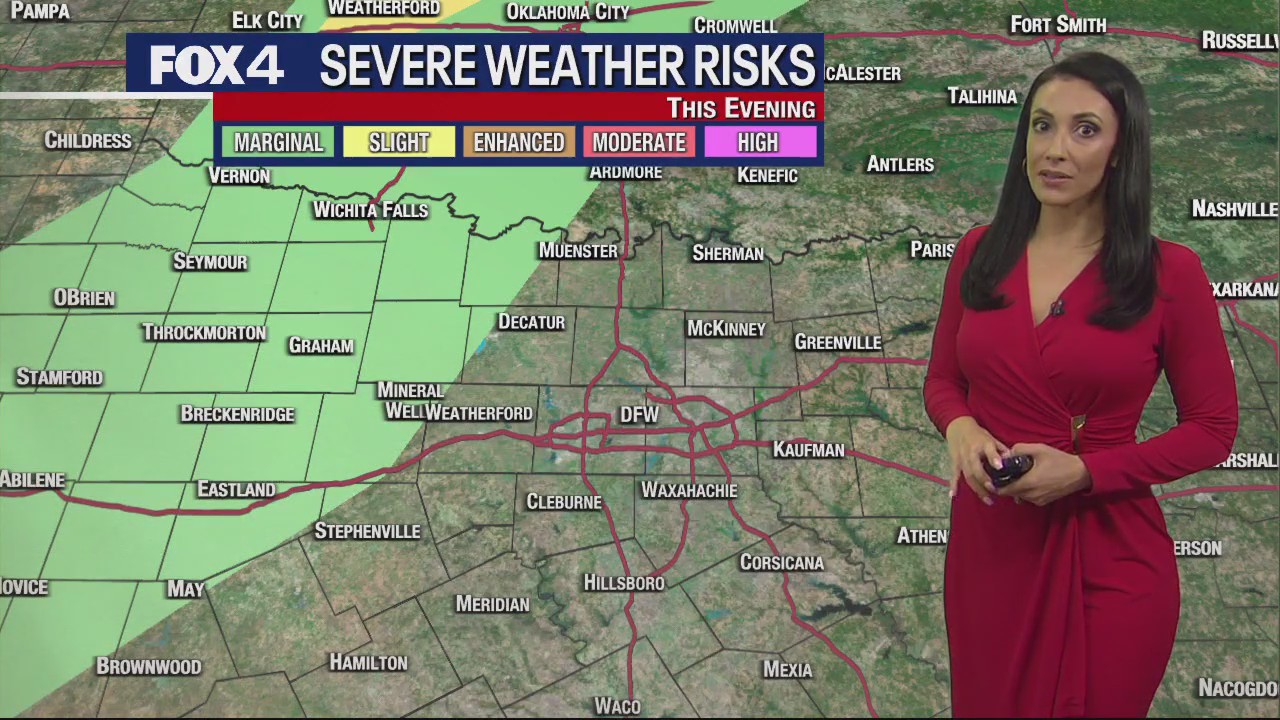 Dallas Weather: April 30 evening forecast
