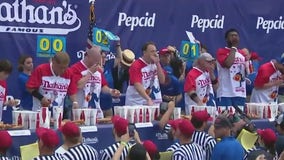 Nathan's hosts 4th of July Hot Dog Eating contest