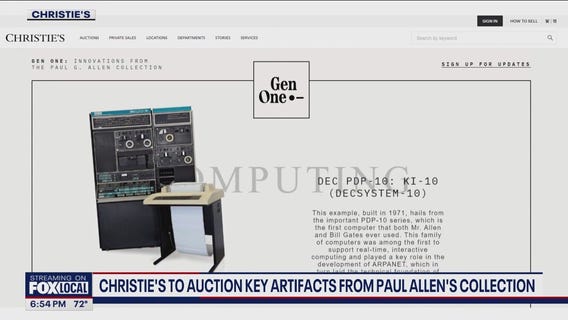 Paul Allen?s Seattle museum artifacts set for auction after closure